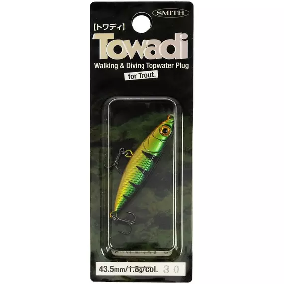 Воблер Smith Towadi 43.5mm 1.8g F #30 Perch, Цвет воблера: 30, фото , изображение 2